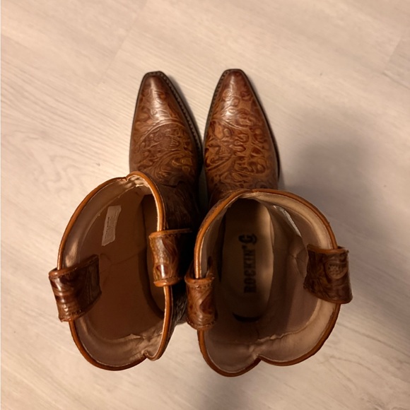 Cavender's Brown Ankle boots women's size 8 NWOT - Picture 4 of 9